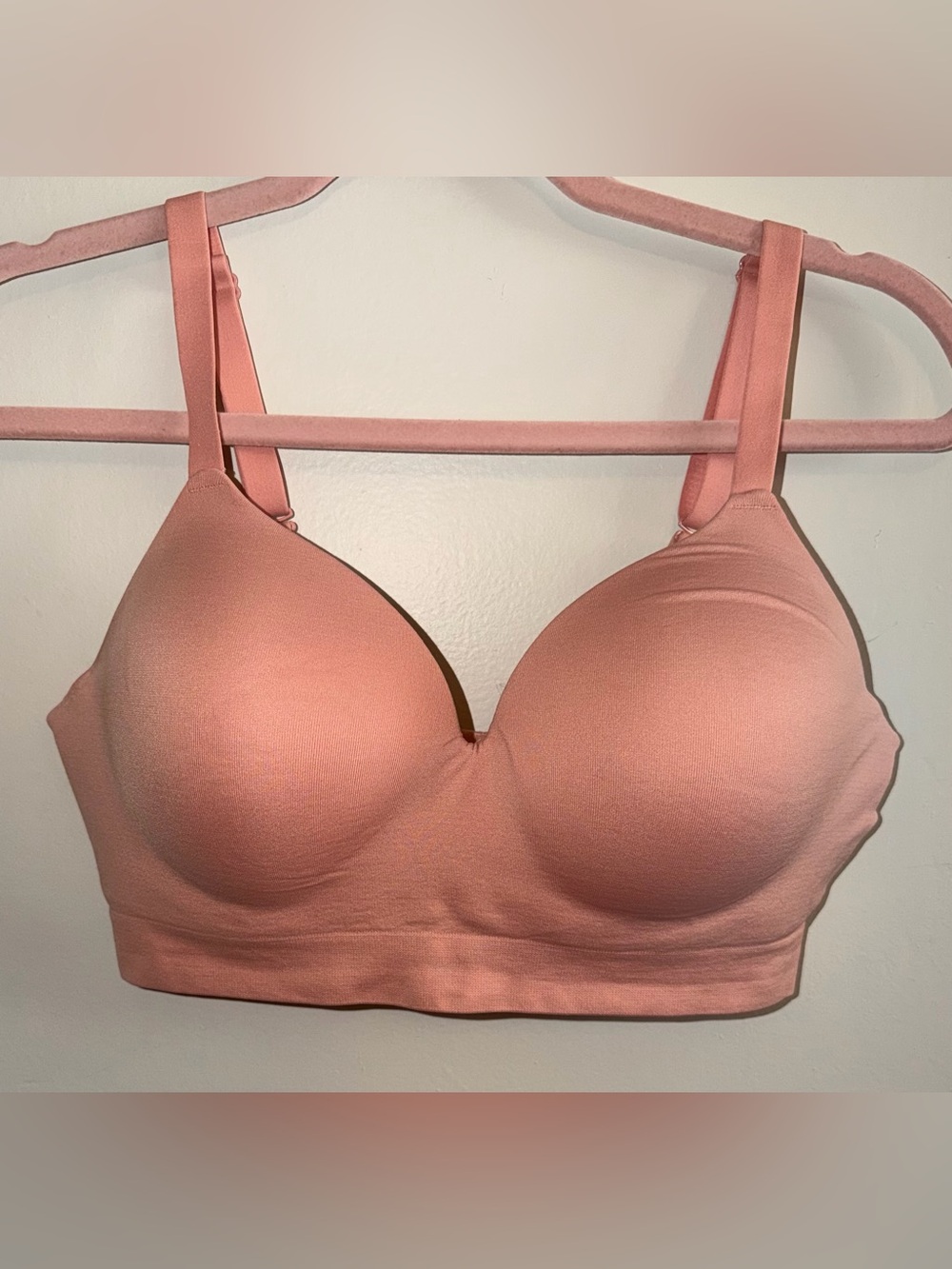 Truekind Supportive Comfort Shaping Wireless Bra Dusty Pink